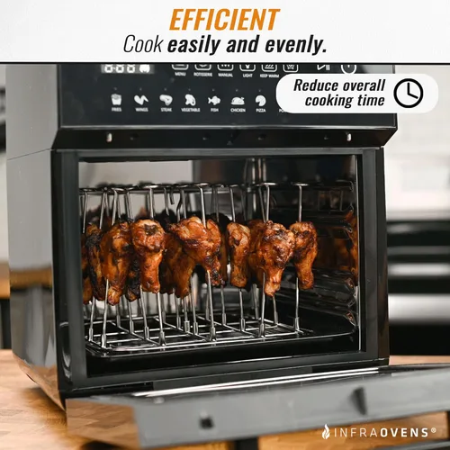 Miniatura 4 de Accesorios para freidora de aire, estante compatible con Instant Pot Vortex, Ninja, Power XL, Ultrean, Chefman, accesorio de acero inoxidable
