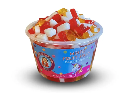 Miniatura 13 de Topping de postre de gelatina de coco prémium de Buddha Bubbles Boba (jalea de coco)
