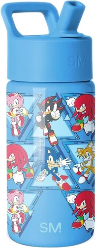 Miniatura 12 de Simple Modern - Botella de agua para niños Summit con tapa con pajilla Taza de acero inoxidable aislada de 14 onzas de Marvel Spider Man