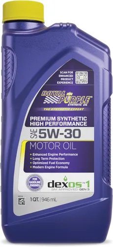 Miniatura 7 de Royal Purple - Aceite de motor sintético ROY51020 de alto rendimiento SAE 0W-20 con licencia API, 5/4 de galón.