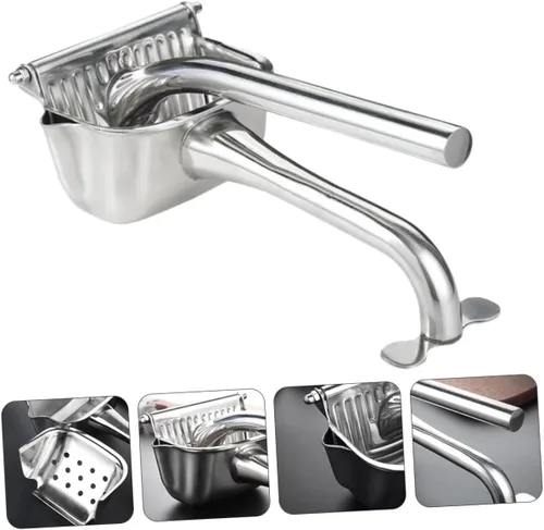 Miniatura 4 de Stainless Steel Manual Fruit Juicer Squeezer for Citrus Lemons Limes and Oranges Ergonomic Handle Labor-saving Citrus Press for Household Use Easy