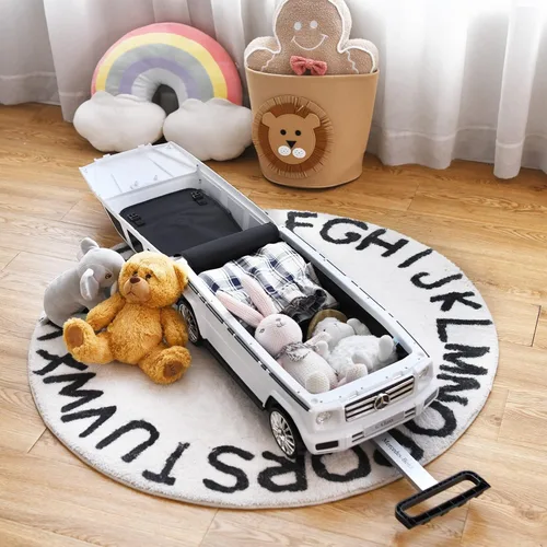 Miniatura 2 de Costzon Equipaje rodante para niños equipaje de viaje 2 en 1 para niños juguete de montar pies a suelo para niños pequeños automóvil deslizante