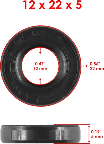Miniatura 4 de Caltric Kit de reparación de bomba de agua compatible con Honda Trx250R Fourtrax 250 2X4 1986 1987 1988 1989