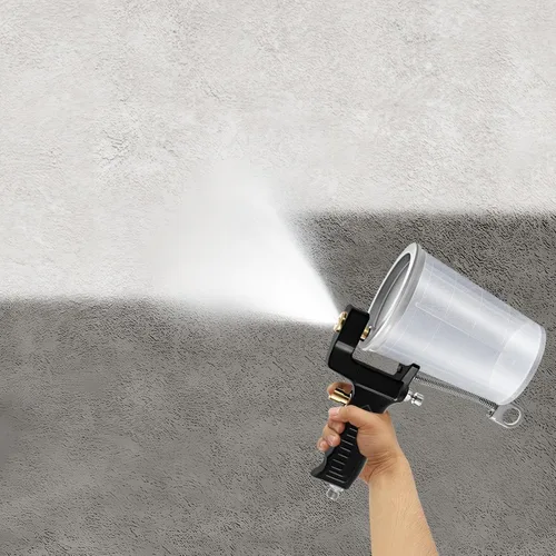 Pistola pulverizadora de capa de gel, pistola de pulverización de gel de 34 onzas líquidas con boquilla de 0.157 in y 3 tazas, pistola de pintura