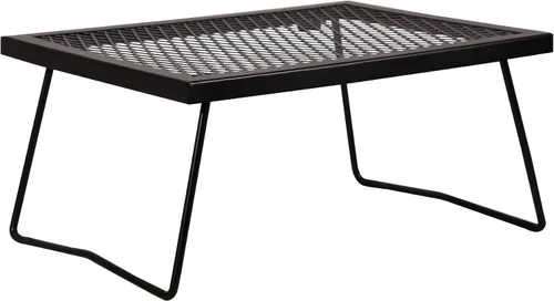 Miniatura 9 de REDCAMP Parrilla Plegable de Camping 2 en 1, Parrilla Plegable de Mesa para Cocina al Aire Libre con Fuego Descubierto para Acampar, Parrilla