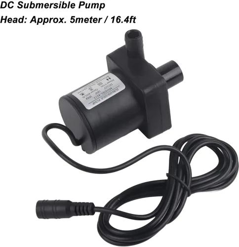 Miniatura 2 de CHICIRIS 800Lh 12V DC Bomba sumergible Mini Motor silencioso sin escobillas para sistema de enfriamiento Circulación Hidroponía