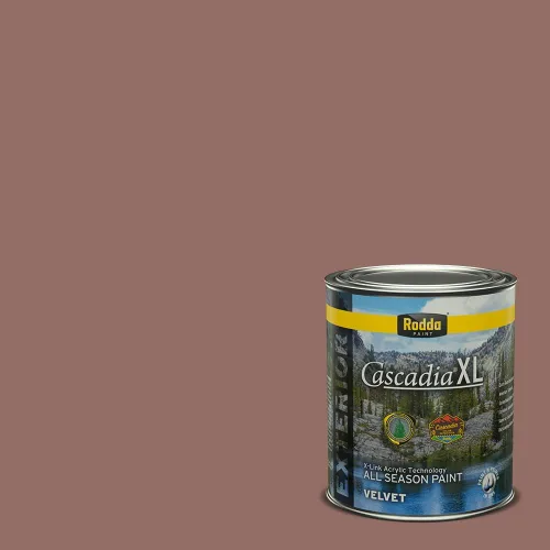 Miniatura 138 de Rodda Paint CASCADIA XL - Pintura satinada e imprimación para exteriores en uno, cuarto de galón, Annabel