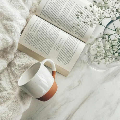 Miniatura 6 de Mora - Juego de 4 tazas grandes de cerámica con leche, 16 onzas, tazas de café de porcelana con mango grande, modernas, bohemias, estilo único