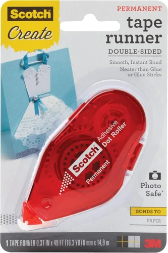 Miniatura 5 de Scotch Cinta de cinta reposicionable, 0.31 pulgadas x 49 pies, 1 rollo/paquete (055-RPS-CFT) (paquete de 2)