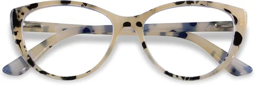 Miniatura 14 de ANDWOOD Gafas de bloqueo de luz azul para mujer, bloqueo de luz azul, para computadora, ojo de gato, transparente, montura AR003 Cateye Crystal