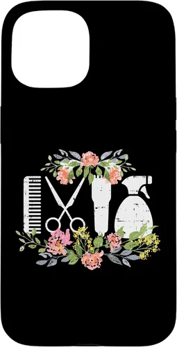 Miniatura 6 de Funda de regalo para iPhone 13 Pro Max Hair Styling Tool Flower Hairdresser Hairstylist Barber Gift Case