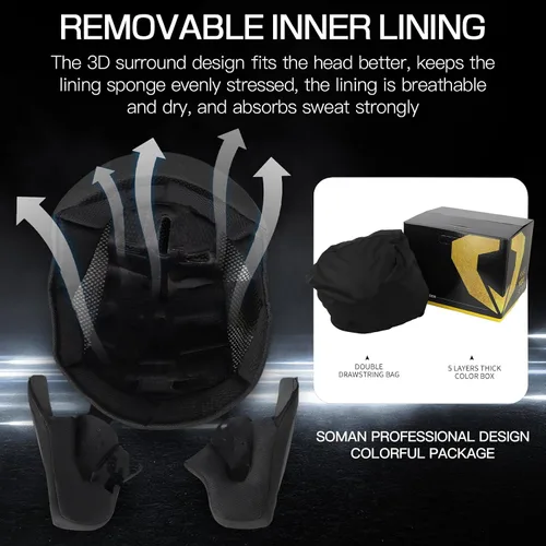 Miniatura 8 de Casco modular Bluetooth para motocicleta, certificado DOT, abatible, de cara completa, antivaho, doble máscara, casco de motocicleta de calle