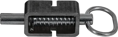 Miniatura 6 de Buyers Products B2598LP Soldadura - Conjunto de cerrojo con resorte de 5/8" con tubo liso y émbolo extendido de 1.31", pasador tratado térmicamente