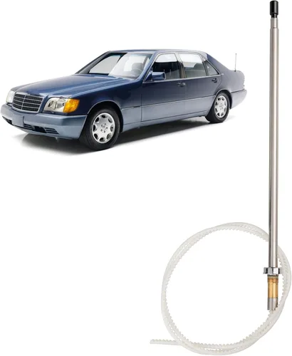 RED WOLF Mástil de antena de alimentación compatible con Mercedes Benz 1992-2002 C280/S320/500SL/S420/C220 Aftermarket mástil aéreo para señal de