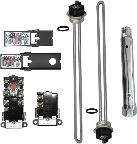 Miniatura 11 de EWH-03 Kit de ajuste del calentador de agua eléctrico con llave de elementos, incluye termostato de calentador superior e inferior, 2 elementos