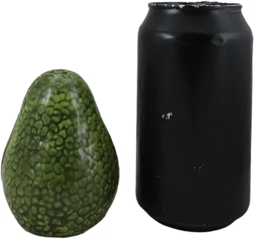 Miniatura 3 de Ebros - Juego de salero y pimentero de cerámica de superalimento delicioso en mitades de aguacate, figuras de fiesta, cocina, mesa, frutas