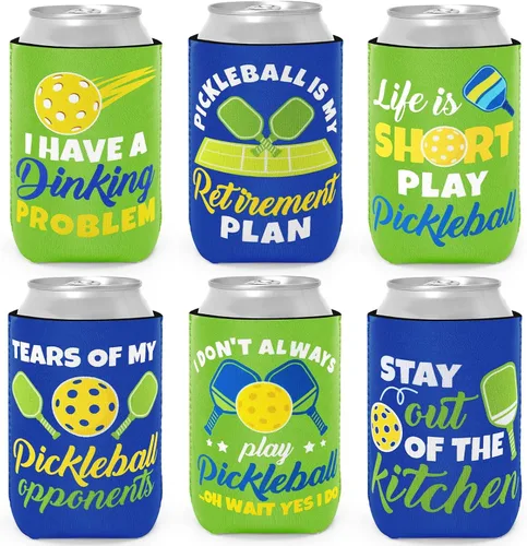 CiyvoLyeen Accesorios de regalo de pickleball para mujeres y hombres, enfriadores para regalos de fiesta, suministros de decoración, amantes del