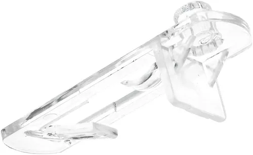 Miniatura 10 de Bitray Pinzas de bloqueo para estante, clips de soporte autobloqueantes para orificio de 0.272 in de diámetro y estante de 3/4 pulgadas, 50