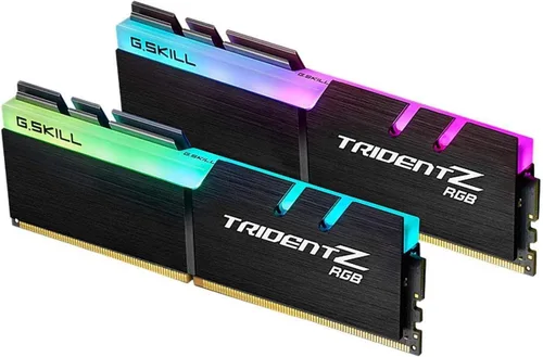 G.SKILL Trident Z RGB Series DDR4 RAM (XMP) 32GB (2x16GB) 3200MT/s CL16-18-18-38 1.35V Memoria para computadora de escritorio Intel AMD U-DIMM Negro