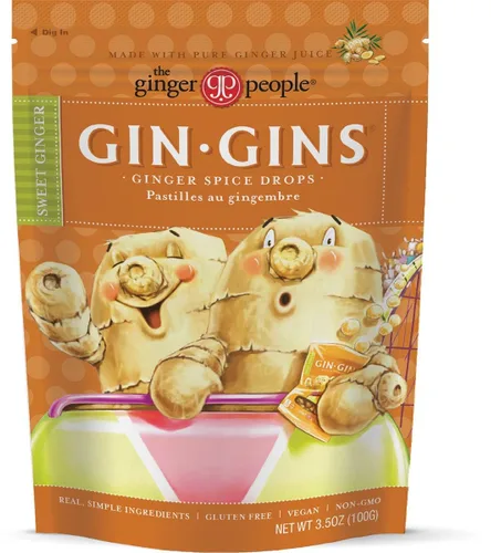 Miniatura 14 de The Ginger People Chips de jengibre cristalizado, sin OMG, sin gluten, vegano, jengibre confitado de tamaño bocado para aperitivos, hornear