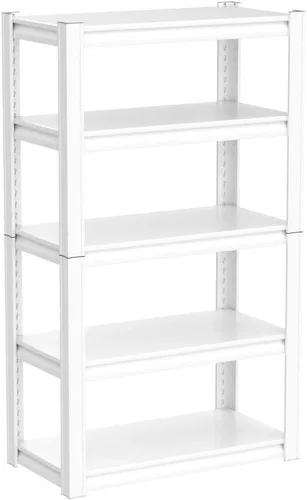 Miniatura 5 de Raybee Estantería de garaje de 72 pulgadas de alto, estantes de almacenamiento de 2010 libras, estantería de metal ajustable de 5 niveles, estantes