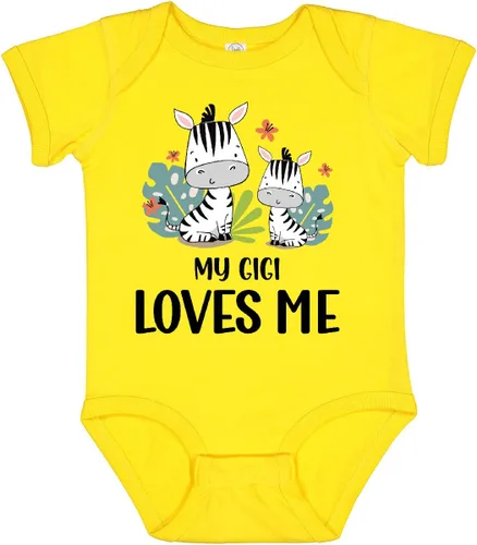 Miniatura 7 de inktastic Body para bebé Zebra My Gigi Loves Me
