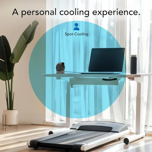 Miniatura 2 de Ventilador de escritorio portátil Vornado PEBL, ventilador USB, base magnética, flujo de aire ajustable, enfriamiento localizado personal, 2