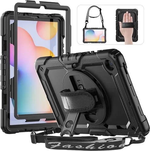 Miniatura 20 de HXCASEAC Funda para Samsung Galaxy Tab A8 de 10.5 pulgadas, protectora con protector de pantalla, correa de mano, soporte para bolígrafo, resistente
