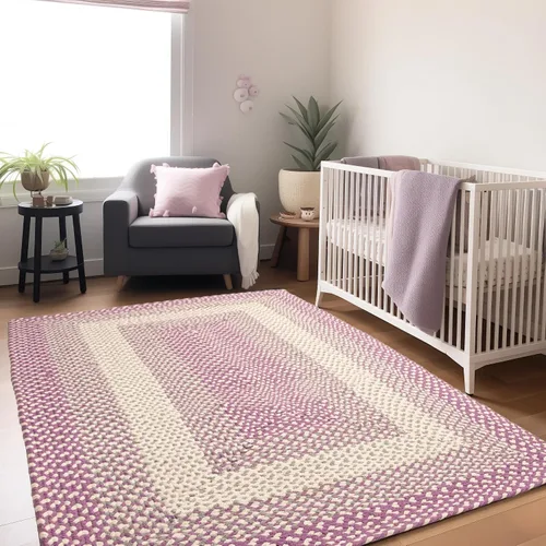 Miniatura 12 de Super Area Rugs Alfombra Trenzada Estilo Granja de 20x30 Pulgadas - Alfombra de Algodón Natural Suave para Baño, Cocina, Entrada - Alfombra Tejida