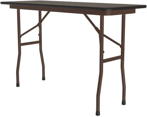 Miniatura 21 de Correll - Mesa plegable de utilidad resistente, parte superior de melamina, fabricada en Estados Unidos, delantal de acero fuerte, 24 x 60 pulgadas