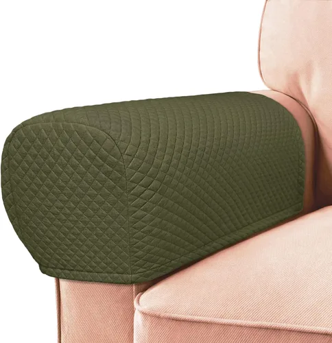 Miniatura 10 de Roytub Fundas para Reposabrazos de Sofá, Fundas para Reposabrazos, Funda Elástica para Reposabrazos para Sofás, Sillón, Sofá de Dos Plazas, Sillón