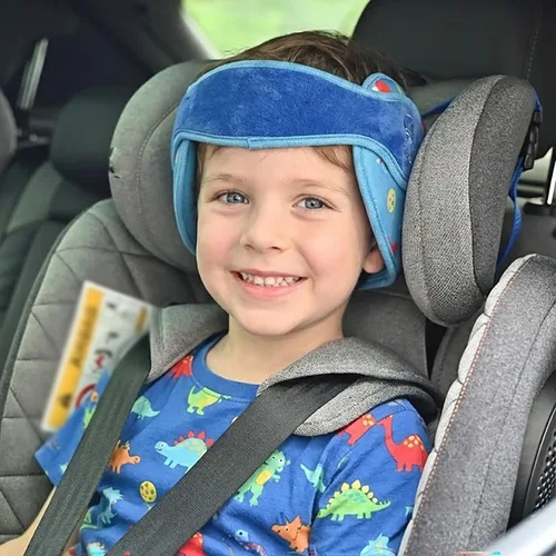 Miniatura 3 de LETTON Soporte para cabeza infantil para asientos de automóvil - Soporte ajustable para la cabeza del niño en el asiento del coche, correa