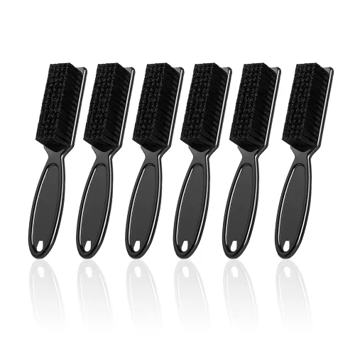 SQULIGT 6 unids peluquero Clipper cepillo cuchilla recortadora cepillo de limpieza conjunto plumero manicura nylon cepillo herramienta de peinado