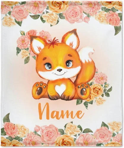 Miniatura 34 de Manta personalizada con nombre, suave, acogedora y ligera, con nombre para sofá o cama, regalo personalizado, unisex, tamaño XS, 40 x 30 pulgadas