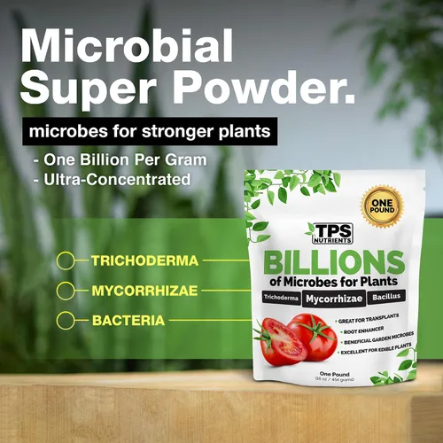 Miniatura 2 de TPS Nutrients Billions - Inoculante de raíces de hongos micorrícicos para plantas, soluble en agua con micorrizas, bacterias y tricoderma, 8 onzas