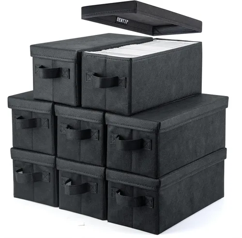 Miniatura 7 de UENTIP Cajas de almacenamiento para CD, paquete de 2 cajas de almacenamiento para DVD y CD con capacidad para 30 CD en estuches jewel completos, 60