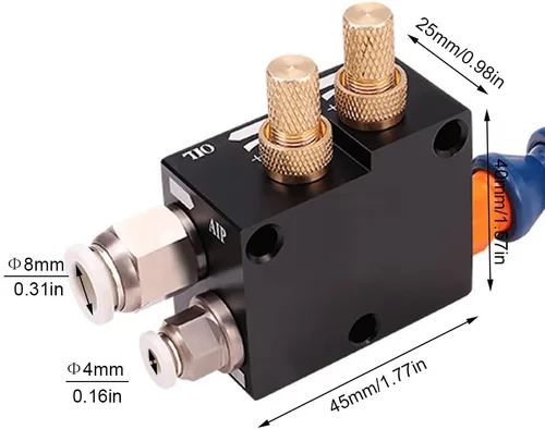 Miniatura 3 de CLAHJQX Sistema de pulverización de lubricación de refrigerante de niebla para enfriamiento de máquina/corte de metales con enfriamiento de máquina