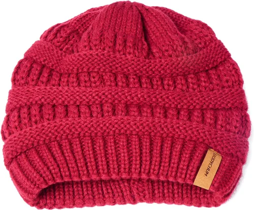 Miniatura 4 de Gorro de invierno unisex, regalos para mujeres y hombres, gorro de calavera de punto a rayas