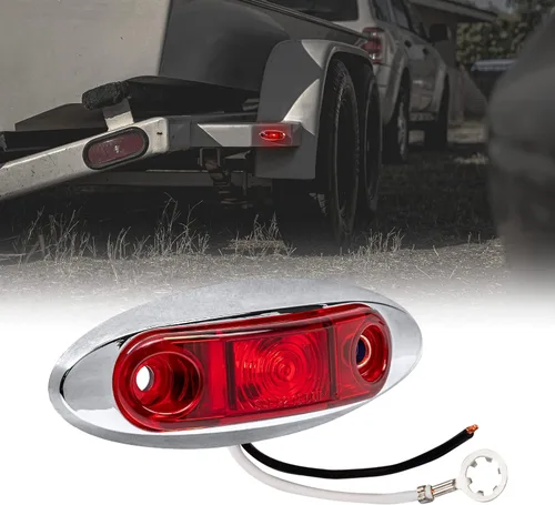 Miniatura 30 de TRUE MODS - Kit de 2 luces marcadoras LED ámbar de 2.5 pulgadas para remolque [DOT FMVSS 108] [SAE P2] [Montaje en superficie] [Impermeable IP67]