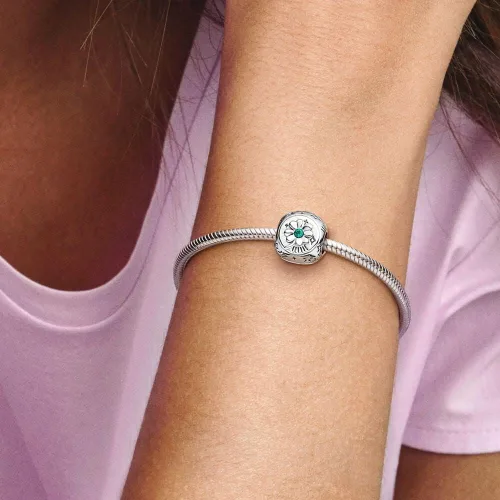 Miniatura 7 de Charm Pandora 790100C01 tres caras, Plata esterlina
