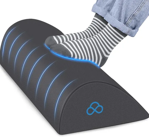 StepLively Almohada ergonómica para reposapies debajo del escritorio en el trabajo, reposapiés antifatiga, almohada de apoyo para aliviar la fatiga