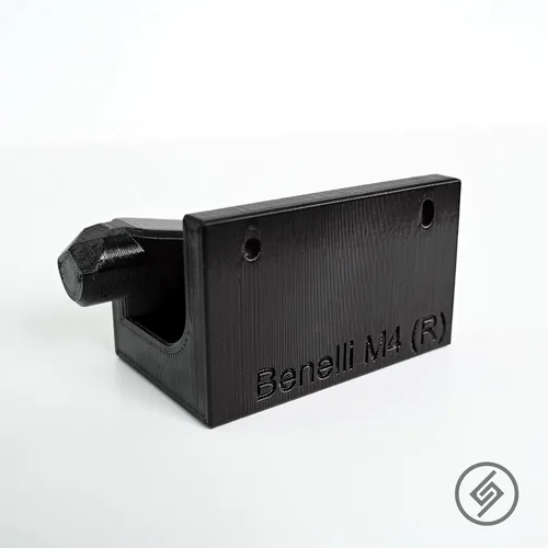 Miniatura 3 de Spartan Mounts Compatible con Benelli M1 y M4 Sistema de organización de almacenamiento de exhibición de escopeta de pared Diseño único