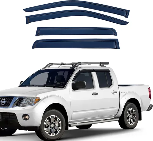 Miniatura 28 de Viseras adhesivas para ventana, protectores de lluvia compatibles con Honda Civic Hatchback 2022-2025, visera de ventilación lateral, deflector