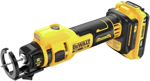 Miniatura 3 de DEWALT 20V MAX Herramienta de corte para paneles de yeso, herramienta de recorte, 2 baterías y cargador incluidos (DCE555D2)