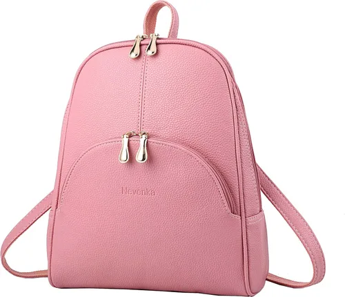 Miniatura 19 de Nevenka mochila informal estilo cartera de imitación cuero con cierre para mujer