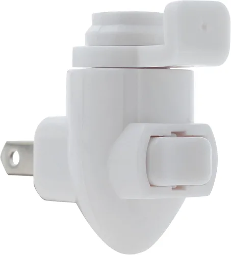 Miniatura 2 de Módulo de luz nocturna enchufable, plástico blanco, ideal para hacer tus propias luces nocturnas decorativas, paquete de 10