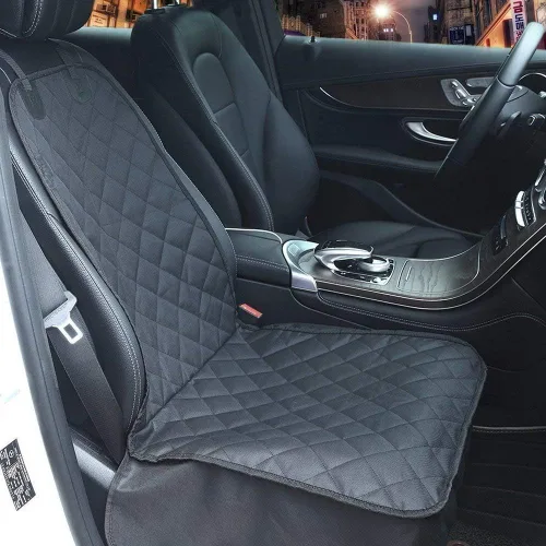 Miniatura 3 de AsFrost Funda de asiento para perros, camiones, SUV, gruesa 600D, resistente al agua y al desgaste, duradera, antideslizante, convertible