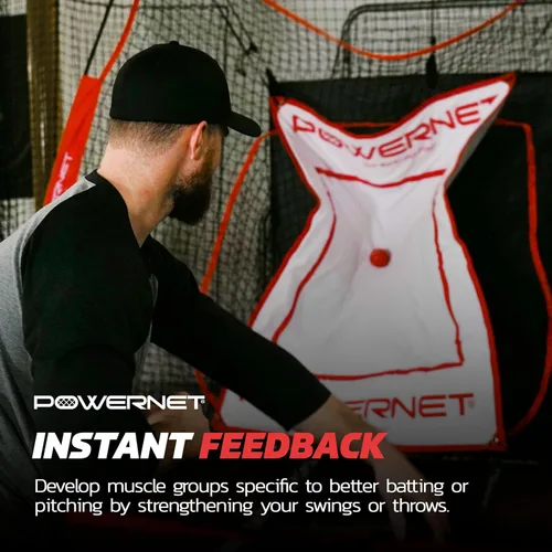 Miniatura 6 de PowerNet Pelotas de béisbol con peso para entrenamiento de bateo, equipo de entrenamiento de béisbol para lanzar y batear, desarrollar músculo y 16