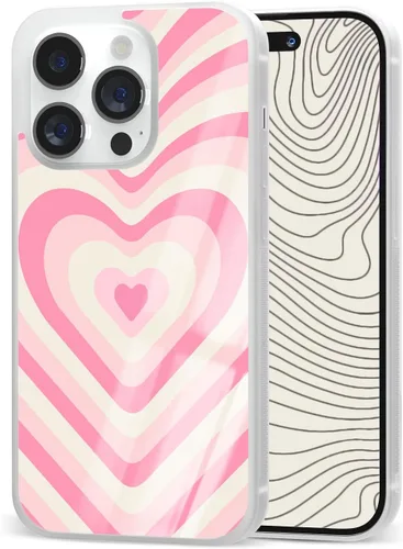 Miniatura 10 de Love Hearts - Fundas de teléfono modernas para niñas estéticas para iPhone 8 11 12 13 14 15 16 Pro Max Plus Mini Xr Xs SE para Samsung A03 A13 A53
