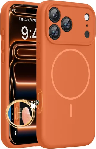 Miniatura 13 de Miracase Funda diseñada para iPhone 13, con protector de pantalla de vidrio templado, forro de microfibra suave antiarañazos, funda de goma